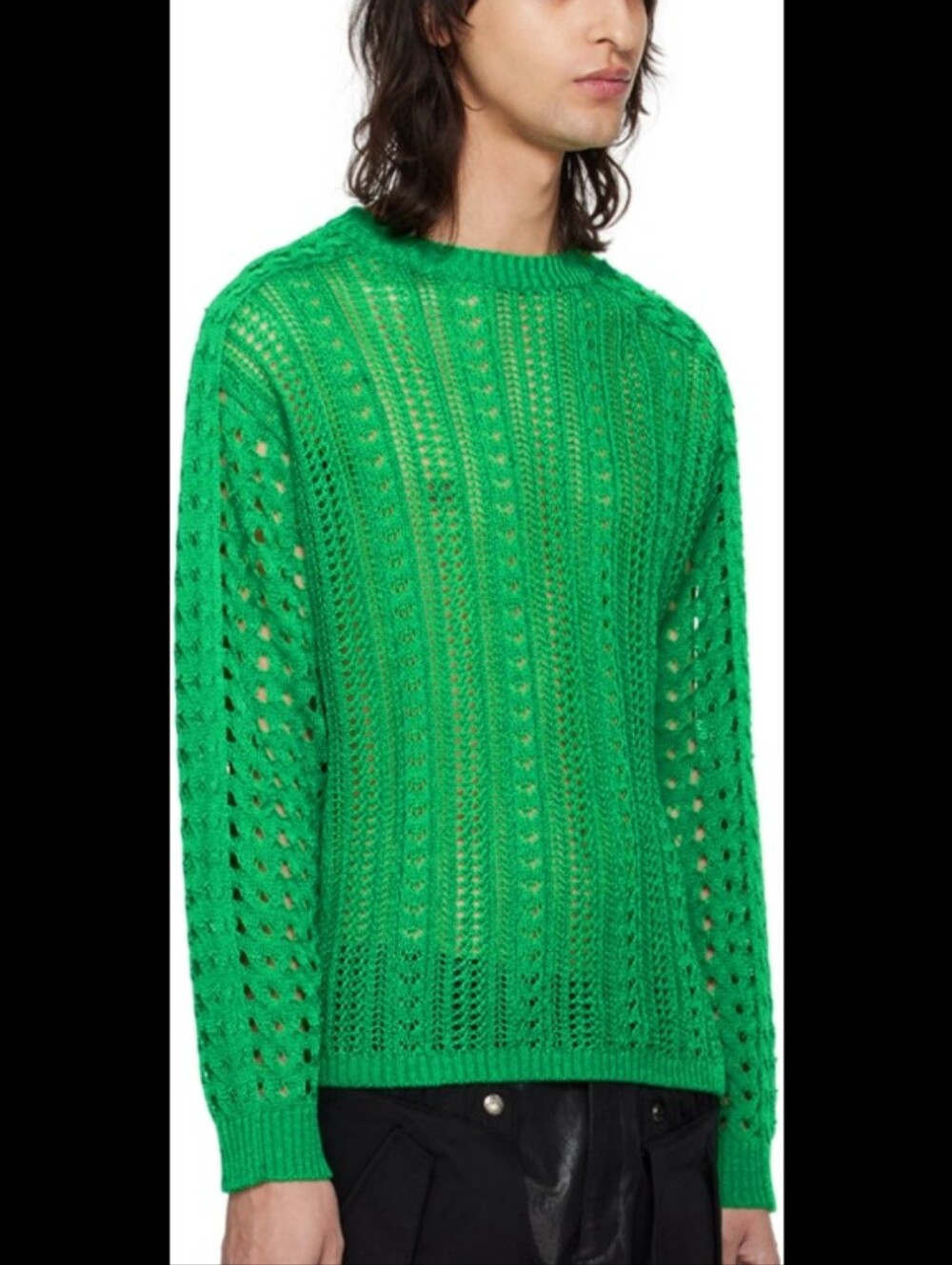 Andersson Bell Rodri Sweater Open Knit Linen Blend